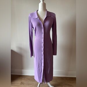 Amazon Women's Long Sleeve Purple Dress